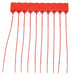 Brady 95150 Pull-Tight Seal, Red Plastic, 9 in Strap, 100 PK