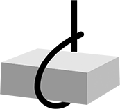 McMaster 3383T432 Flat - Eye Web Sling, 3" Wide, 7500 lbs. Choker Capacity, Nylon Fabric, 10 Ft - KVM Tools Inc.KV3383T432