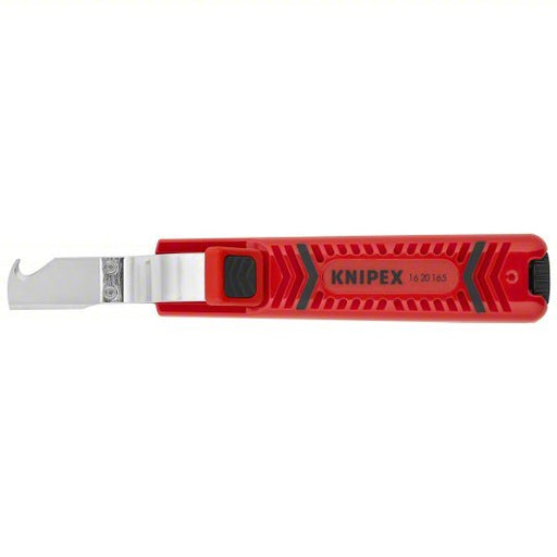 Knipex 16 20 165 SB Cable Stripper 6 1/2 in Overall Lg, Hooked Blade, Stainless Steel, 6 - 8 in - KVM Tools Inc.KV10U105