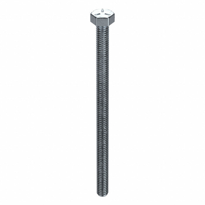 Approved Vendor U01210.031.0500 Hex Tap Bolt, Steel Grade 5, Zinc Plated, 5/16"-18, Coarse, 5 in lg, Fully Threaded, 25 PK