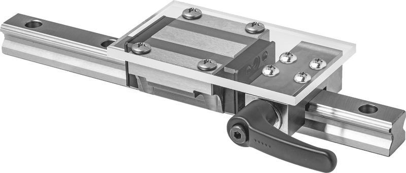 McMaster 6709K83 45 mm Wide Guide Rail for Ball Bearing Carriage, 1,200 mm Long