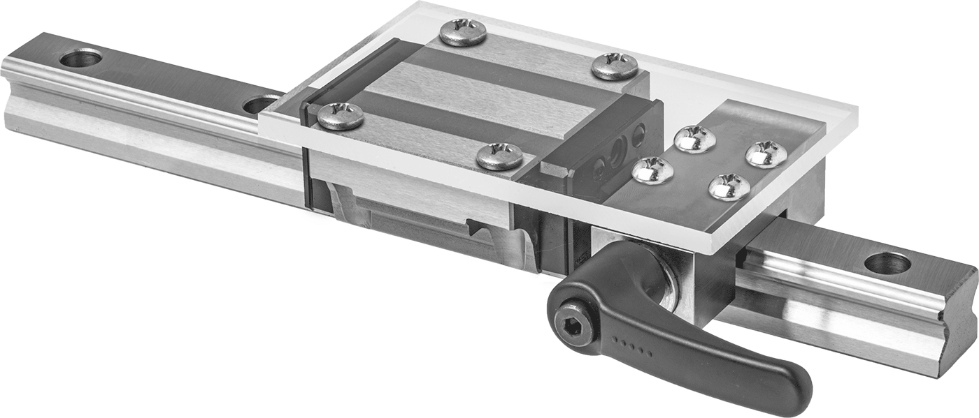 McMaster 6709K22 Ball Bearing Carriage with Flange for 45 mm Wide Rail