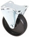 Approved Vendor TFSV 100 BN0S Plate Caster, Rigid, No Brake, Nylon, 4 in Wheel Dia, 1 1/4 in Wheel Wd, Slot, Plain