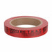 NovaVision PST1R-46A-180 Tamper Evident Tape Red 1x60 yd