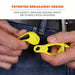 Squids by Ergodyne 3405 Plastic, Plastic, 6 in Lg, 0.5 in Max Clip Opening, Lime PK 6 - KVM Tools Inc.KV3RZR8