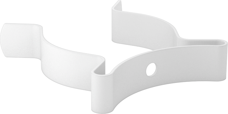 McMaster 1722A36 Tool Holder, for 1" to 1-7/8" Item Diameter, Nylon-Coated Steel