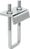 McMaster 1815T13 Beam Clamp, for 2-7/16" to 3-1/4" High Strut Channel, Zinc-Plated Steel