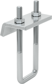 McMaster 1815T13 Beam Clamp, for 2-7/16" to 3-1/4" High Strut Channel, Zinc-Plated Steel
