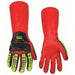 Ansell 074 - 10 R - Chem Chemical, Impact Glove,Short Cuff,35cm,M/L ANSI/ISEA Cut Level A3, 1.7 mil Glove Thick, 1 PR - KVM Tools Inc.KV181J32