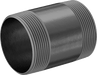 McMaster 1867N82 Thick - Wall Galvanized Steel Pipe Nipple, Threaded on Both Ends, 2 NPT, 3" Long - KVM Tools Inc.KV1867N82