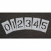 RAE STL - 116 - 8030 Pavement Stencil 0 to 9/Blanks, 3 in Character Ht, 2 in Character Wd, Polyethylene - KVM Tools Inc.KV18E689