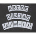 RAE STL - 108 - 8108 Pavement Stencil 0 to 9/A to Z/Punctuation, 10 in Character Ht, 6 in Character Wd, Polyethylene - KVM Tools Inc.KV18E719