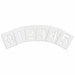 RAE STL - 116 - 8030 Pavement Stencil 0 to 9/Blanks, 3 in Character Ht, 2 in Character Wd, Polyethylene - KVM Tools Inc.KV18E689