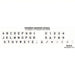 RAE STL - 108 - 8108 Pavement Stencil 0 to 9/A to Z/Punctuation, 10 in Character Ht, 6 in Character Wd, Polyethylene - KVM Tools Inc.KV18E719