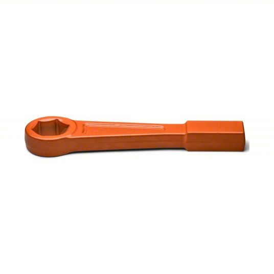 Wright 18H90 Striking Face Box Wrench Steel, Orange, 4 5/8 in Head Size, 15 in Overall Lg - KVM Tools Inc.KV825P25