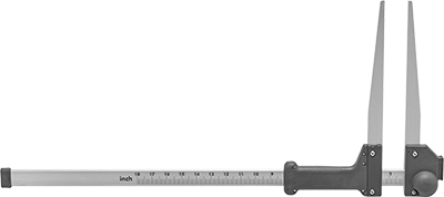 McMaster 19185A21 Large - Capacity Slide Ruler Caliper 0 to 18" Measuring Range - KVM Tools Inc.KV19185A21