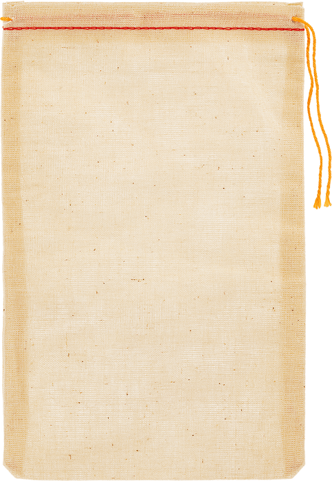 McMaster 1925T66 Cotton Drawstring Bags, 8" Wide, 12" High, Pack of 10