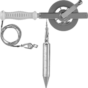McMaster 1957A31 Liquid - Level Tape Measure for Liquid in Tank 25 Feet Long Chrome - Plated Steel Blade - KVM Tools Inc.KV1957A31