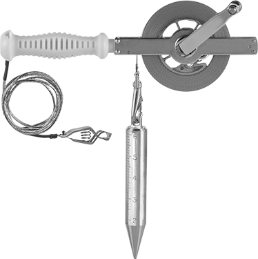 McMaster 1957A31 Liquid - Level Tape Measure for Liquid in Tank 25 Feet Long Chrome - Plated Steel Blade - KVM Tools Inc.KV1957A31