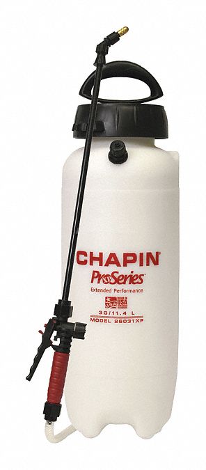 Chapin 26031XP Handheld Sprayer, Spot, 3 gal Tank, Poly Tank, 25 ft Max Spray Distance, 60 psi, Adj Nozzle