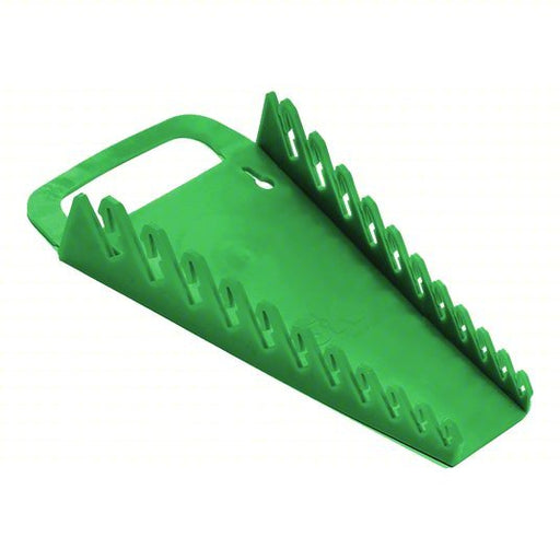 SK 1074 Wrench Rack Green, 7 3/8 in Overall Wd, 1 7/8 in Overall Ht, Plastic - KVM Tools Inc.KV22DK65