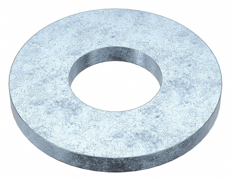 Approved Vendor U38210.037.0125 Large O.D. Oversized Washer, Case Hardened, Zinc Plated, Steel, 3/8 in Screw Sz, 100 PK