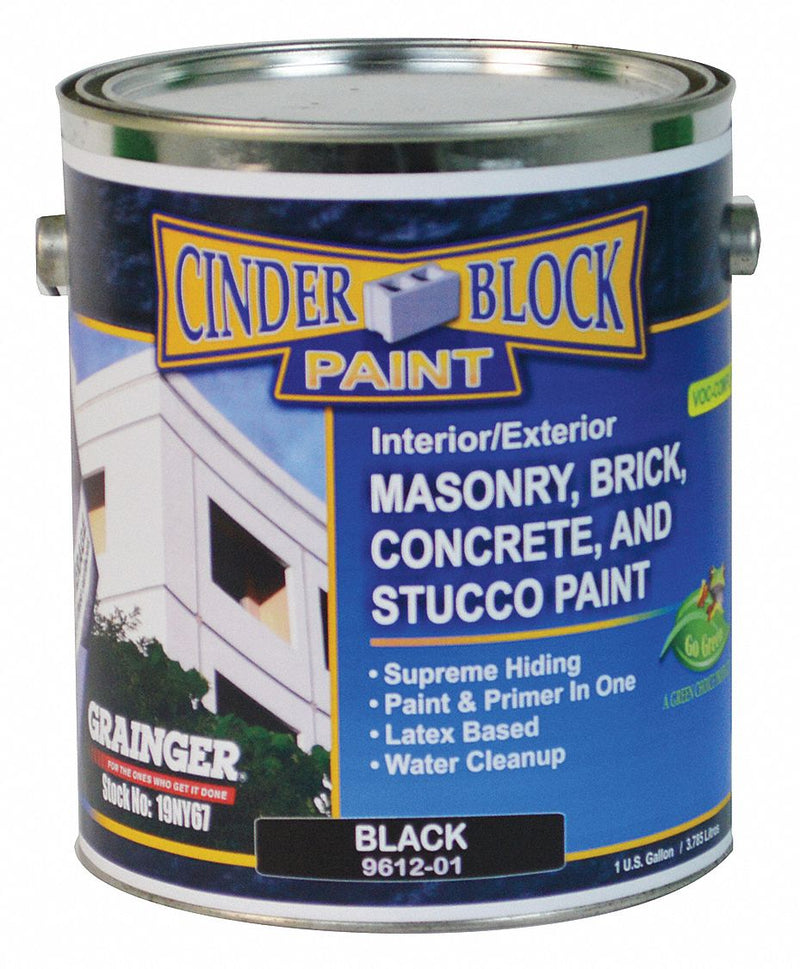RAE 9612-01 Cinder Block Paint 1 gal Black