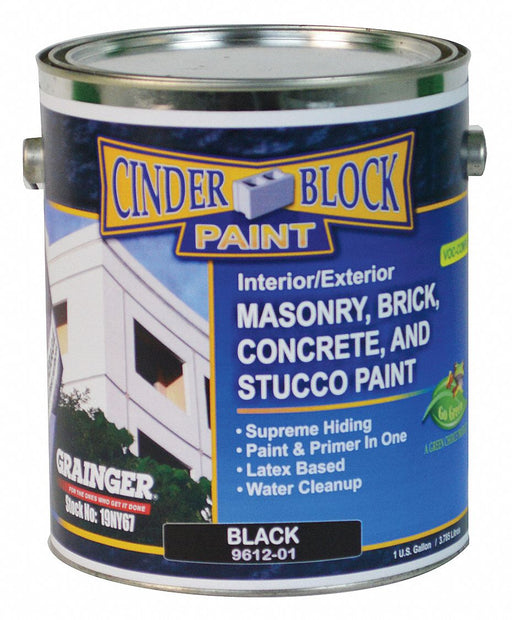 RAE 9612-01 Cinder Block Paint 1 gal Black