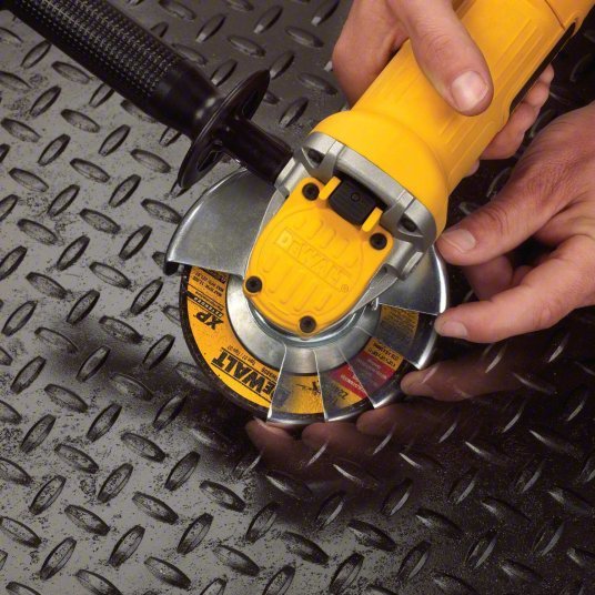 DeWalt DWE4120 Angle Grinder 9 A, 12,000 RPM Max. Speed, Paddle, Adj Guard/Lock - Off Switch, 120V AC - KVM Tools Inc.KV19TF49