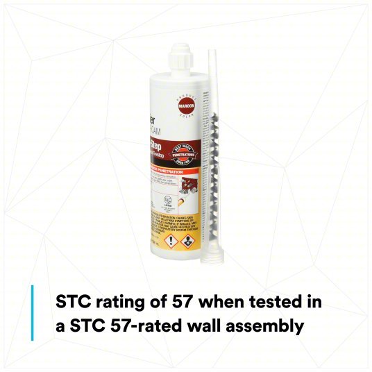 3M FIP 1-STEP Fire Barrier Sealant Caulk, Maroon, Non-Slump/Intumescent - KVM Tools Inc.KV19UC77