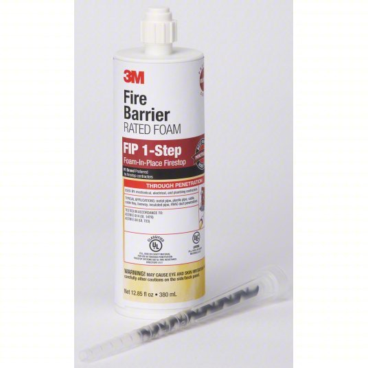 3M FIP 1-STEP Fire Barrier Sealant Caulk, Maroon, Non-Slump/Intumescent - KVM Tools Inc.KV19UC77