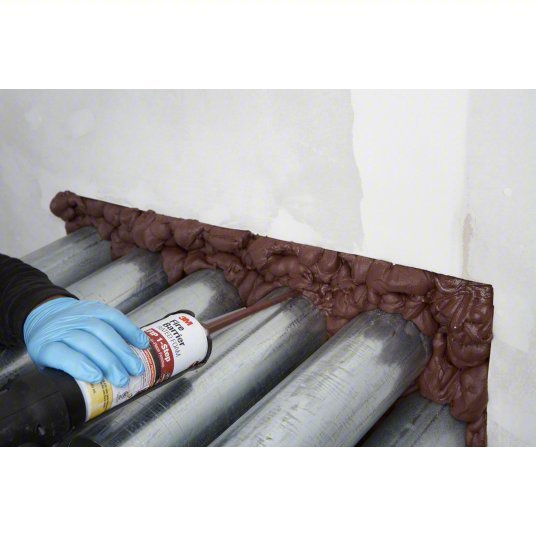 3M FIP 1-STEP Fire Barrier Sealant Caulk, Maroon, Non-Slump/Intumescent - KVM Tools Inc.KV19UC77