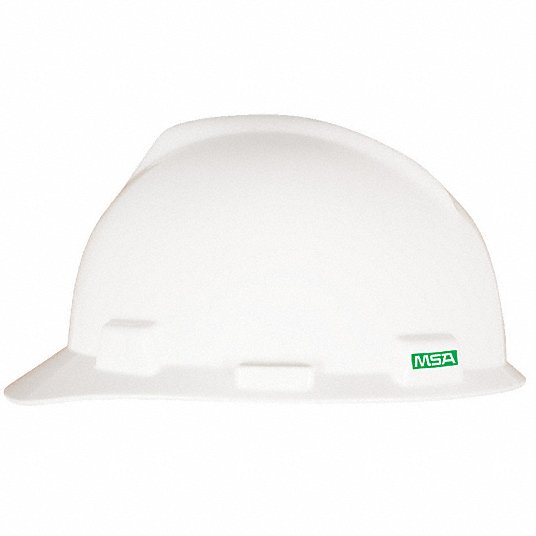 MSA 10150199 Front Brim Hard Hat, White