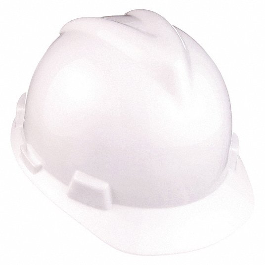MSA 10150199 Front Brim Hard Hat, White