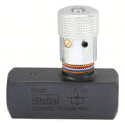 Parker F600S Hydraulic Flow Control Valve 8 gpm Max Flow Rate, 3/8 in NPT, 3/8 in NPT, Steel, Control - KVM Tools Inc.KV1A042