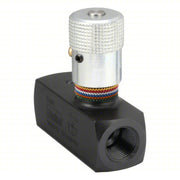 Parker F600S Hydraulic Flow Control Valve 8 gpm Max Flow Rate, 3/8 in NPT, 3/8 in NPT, Steel, Control - KVM Tools Inc.KV1A042