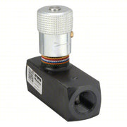 Parker F600S Hydraulic Flow Control Valve 8 gpm Max Flow Rate, 3/8 in NPT, 3/8 in NPT, Steel, Control - KVM Tools Inc.KV1A042