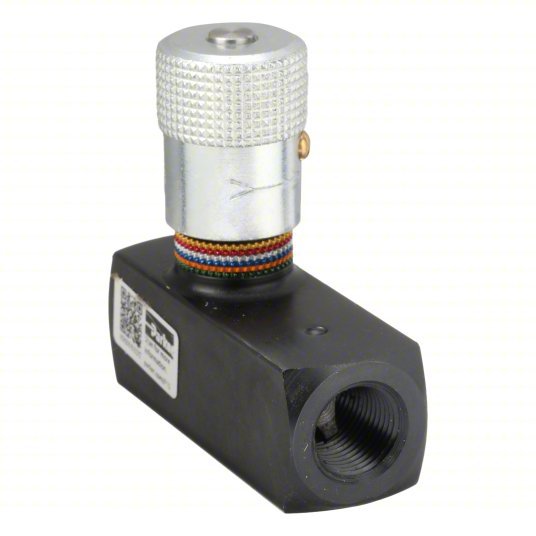 Parker F600S Hydraulic Flow Control Valve 8 gpm Max Flow Rate, 3/8 in NPT, 3/8 in NPT, Steel, Control - KVM Tools Inc.KV1A042