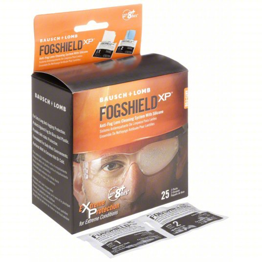 Bausch & Lomb 8577PMT FogShield XP Pre - Moistened Towelette Station 25 Wipe Count, Individually Wrapped, Pre - Moistened - KVM Tools Inc.KV1AHE8