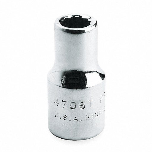 Proto J5542 Socket SAE, 3/4 in Drive Size, 1 5/16 in Socket Size, 12 - Point, Std, Satin, Socket - KVM Tools Inc.KV429T21