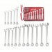 Proto J1200 - 90ASD Combination Wrench Set Alloy Steel, Satin, 31 Tools, 5/16 in to 2 1/2 in Range of Head Sizes - KVM Tools Inc.KV449N96