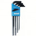 Eklind 13609 Hex Key Set Metric, Long, 9 Pieces, Plastic Holder, Black Oxide, 2 Tips - KVM Tools Inc.KV1ATF7