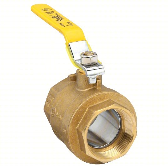Apollo 94A10801 Manual Two - Way Ball Valve 2 in, Brass, Straight, FNPT x FNPT, 600 psi Max. Pressure (CWP) - KVM Tools Inc.KV1CKD6