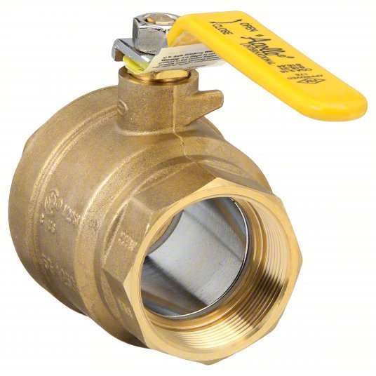 Apollo 94A10801 Manual Two - Way Ball Valve 2 in, Brass, Straight, FNPT x FNPT, 600 psi Max. Pressure (CWP) - KVM Tools Inc.KV1CKD6