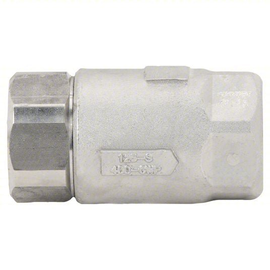 Apollo 6210801 Ball Cone Spring Check Valve Single Flow, Stainless Steel, FNPT x FNPT - KVM Tools Inc.KV1CKV4