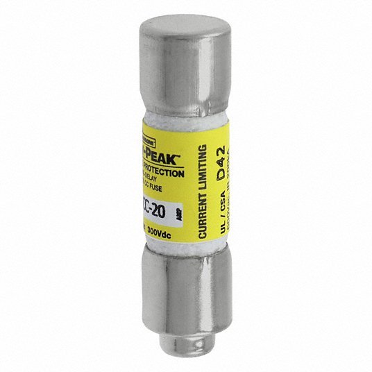 Eaton Bussmann LP - CC - 20 CC Class Time Delay 20A 600V AC Non - Indicating Fuse - KVM Tools Inc.KV1CX53