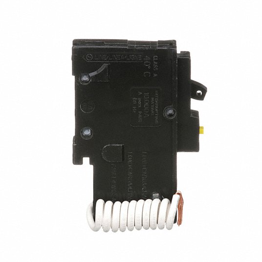 Square D HOM120GFI Miniature Circuit Breaker 20 A, 120V AC, Single Phase, 10kA at 120V AC, 1 Poles