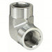 Parker 4 - 4 FE - S 90° Elbow Carbon Steel, 1/4 in x 1/4 in Fitting Pipe Size, Female NPT x Female NPT, 1 3/4 in Lg - KVM Tools Inc.KV1DGH7