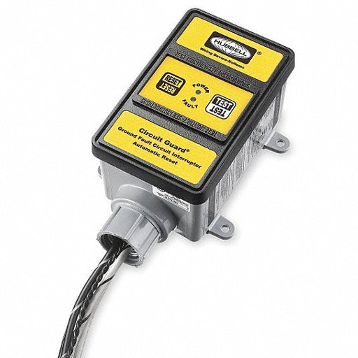 Hubbell GFHW23105 Hard Wired GFCI 30 A Amps, 240V AC, Single Phase, 4X, Auto - KVM Tools Inc.KV1DJF6