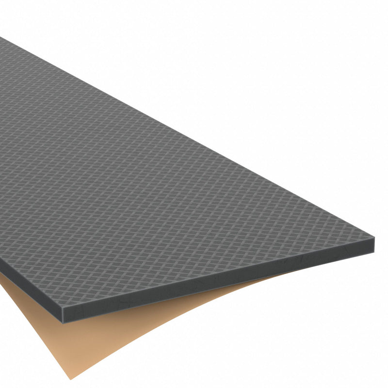 KVM Tools BULK-RS-NHS30-57 Rubber Sheet, Neoprene, 3/8 in Thick, 12 in x 24 in, 30 Shore A, Black